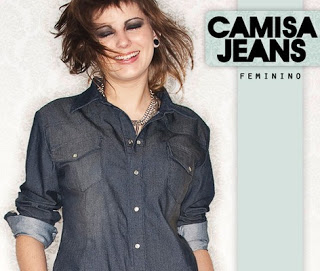 CAMISA JEANS FEMININO