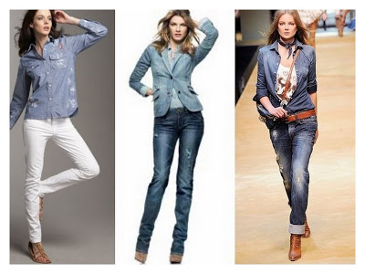 CAMISA JEANS FEMININO